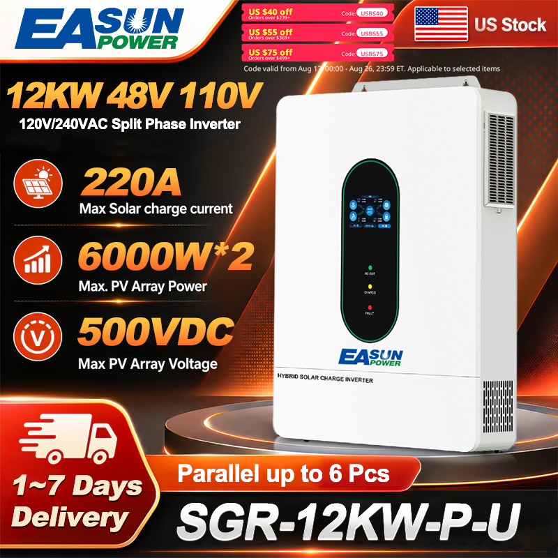 Grid Tie Inverter Limiter 2000W - EASUN POWER 12KW Ayrık Fazlı Şebeke